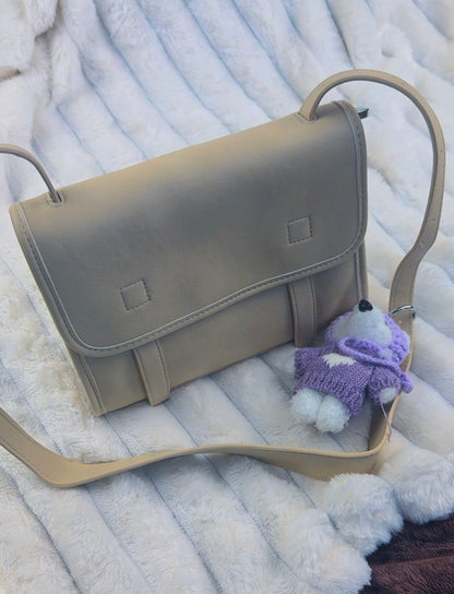 Biege Smooth Shoulder - Cross Body Bag | LARYZ Everyday - 018 | Medium