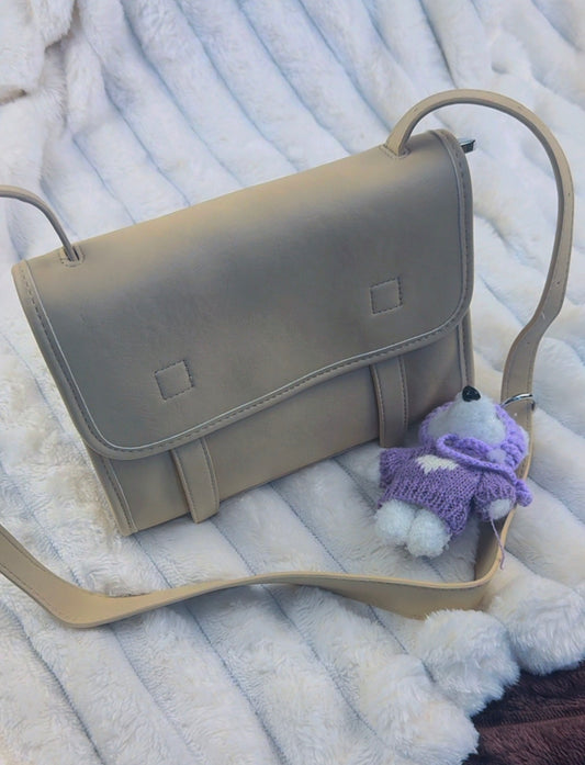 Biege Smooth Shoulder - Cross Body Bag | LARYZ Everyday - 018 | Medium