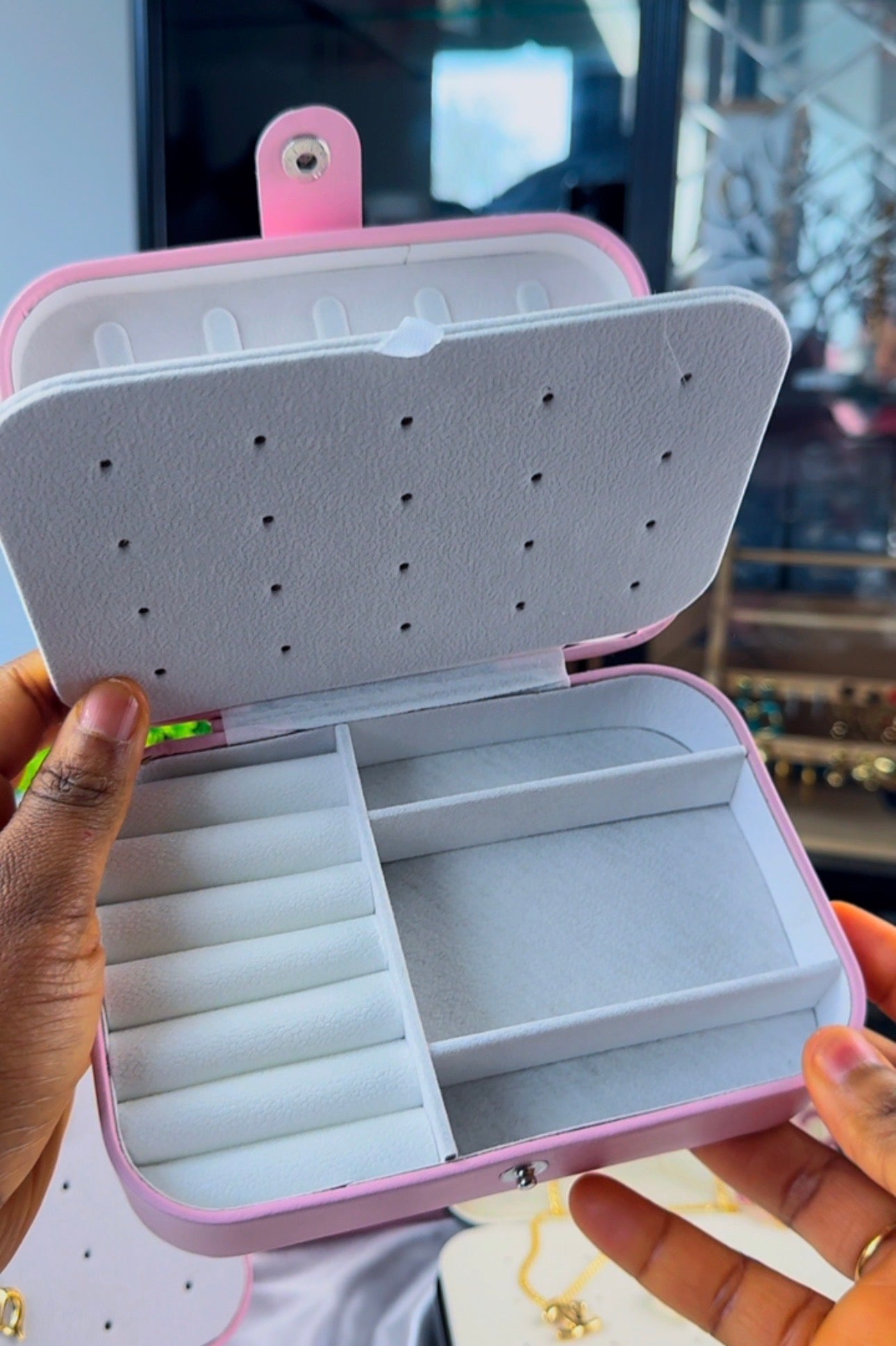 DuriBox Midi PU Leather Jewellery Box Organizer | Jewellery Travel Box