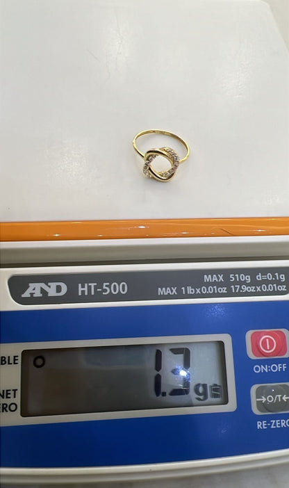 Degaq 18Karat Real Gold Ring