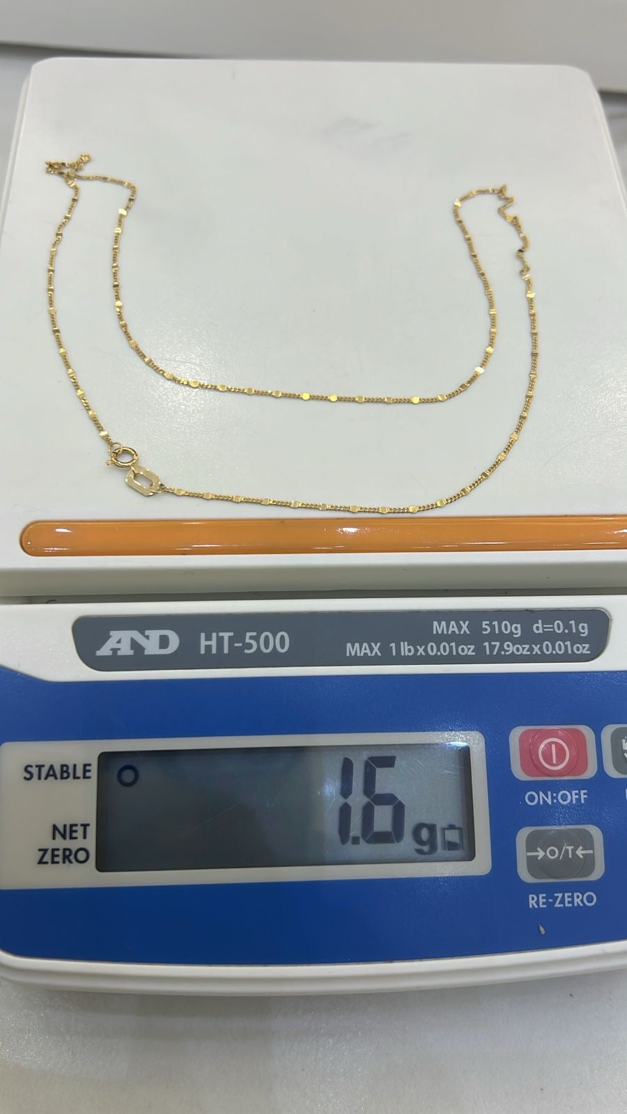 Degacc 18 karat Pure Italian gold Chain