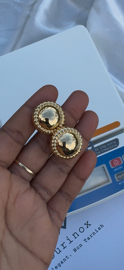 Diigag 18ct Real Gold Clip Earrings (18K Extra)