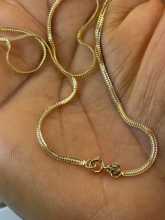 Degacts 18ct Solid Gold Chain 18 & 20 Inches