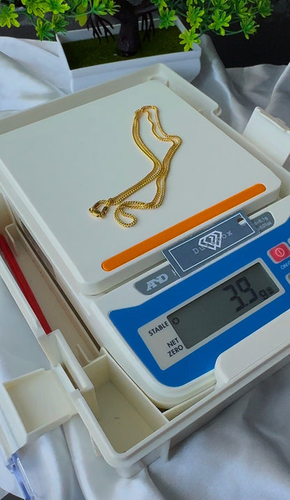 Degaarb 18ct Pure Gold Franco Chain
