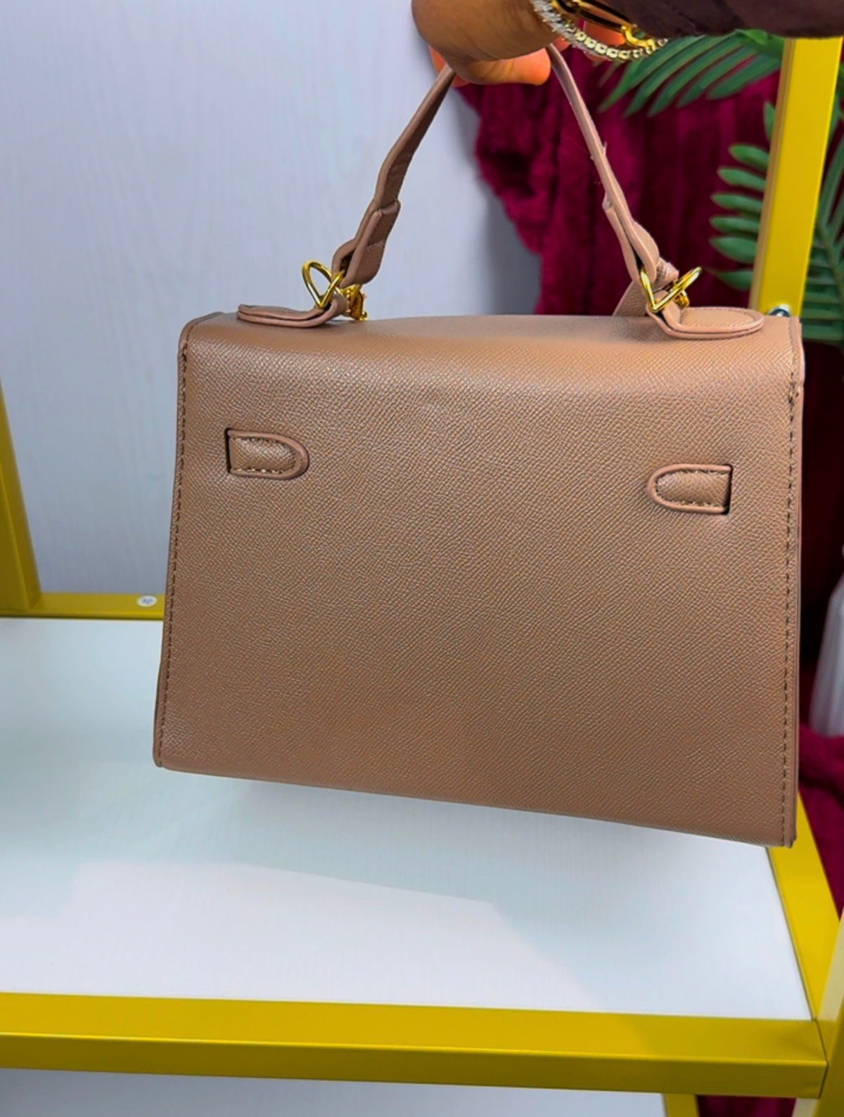 Brown Structured Women's Handbag {Medium} | LARYZ Everyday 009 | Medium