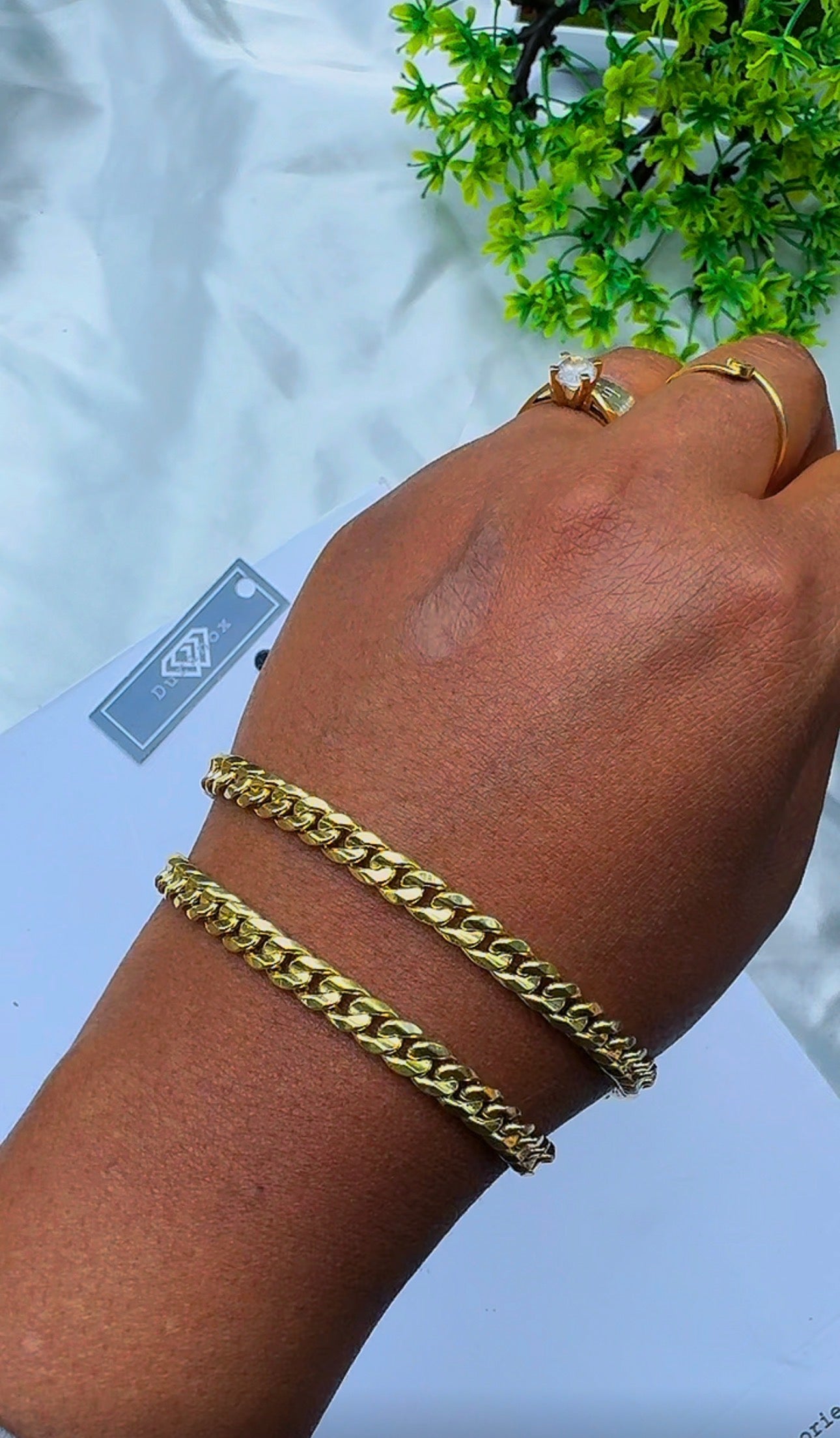 18K Solid Gold Cuban Bracelet – 4.1g | 7.5 Inches