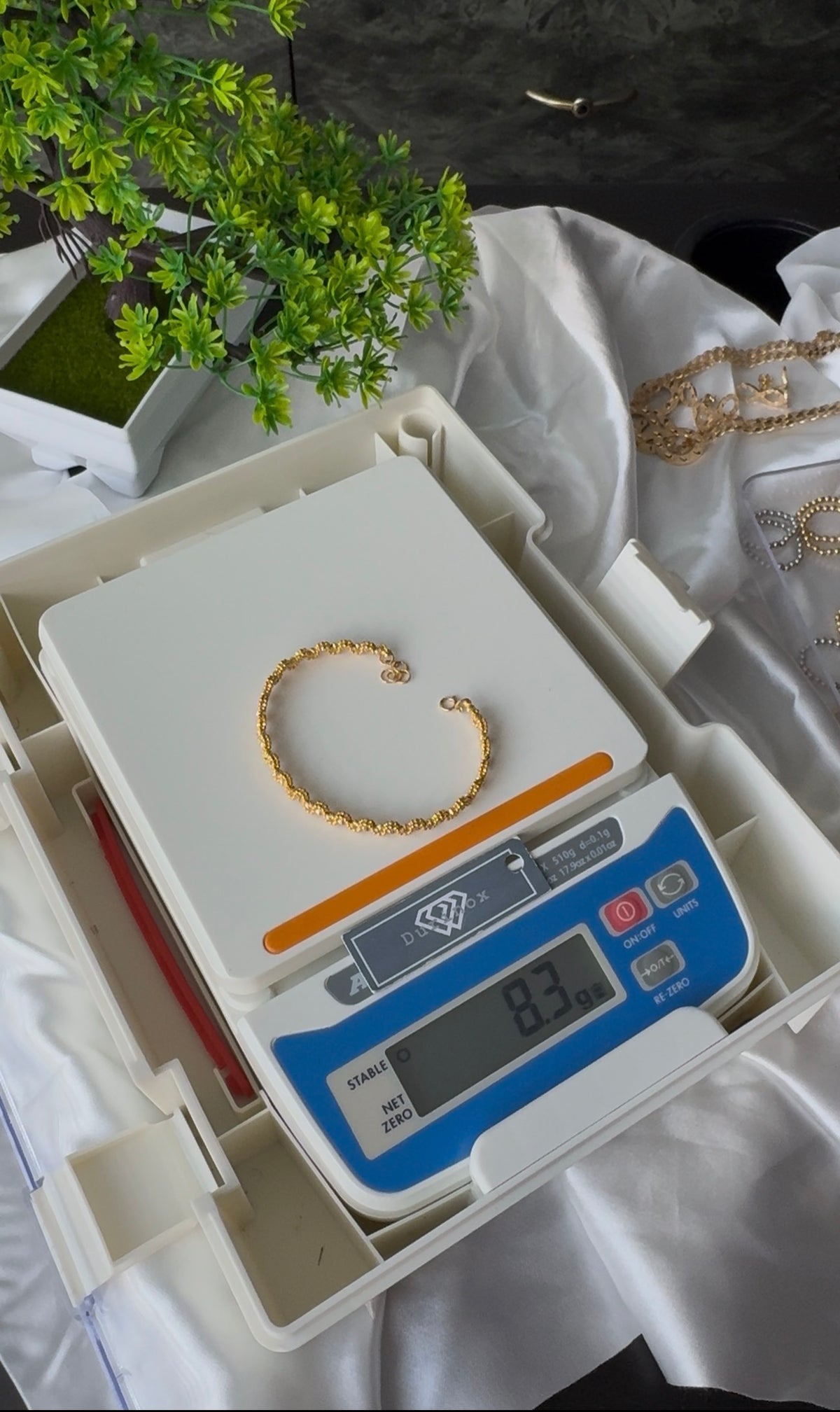 21 Karat Real Gold Bangles With Extension - 8 Inches | 8.3g | 12.2g