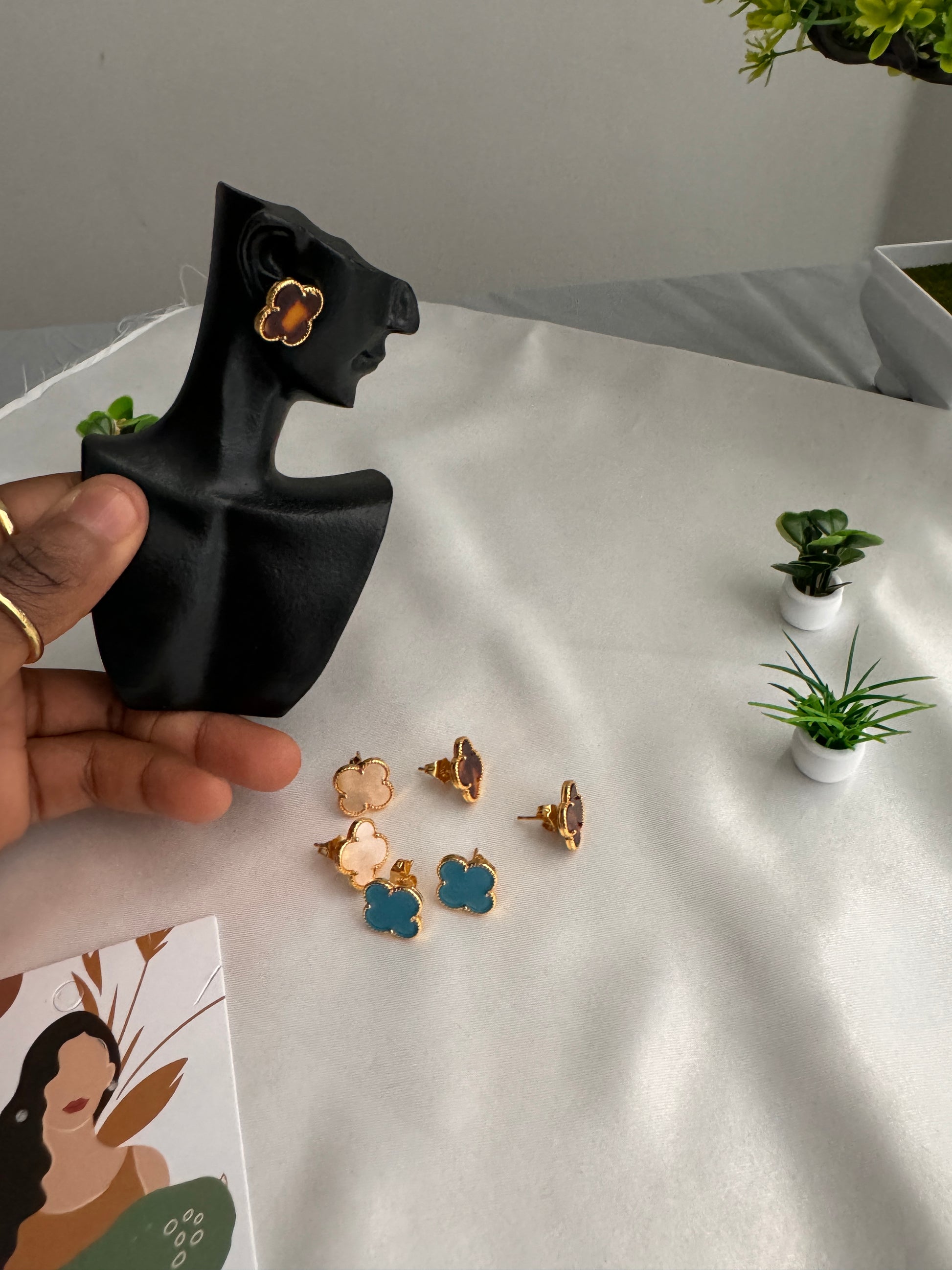 Dega Trendy Stud Earrings