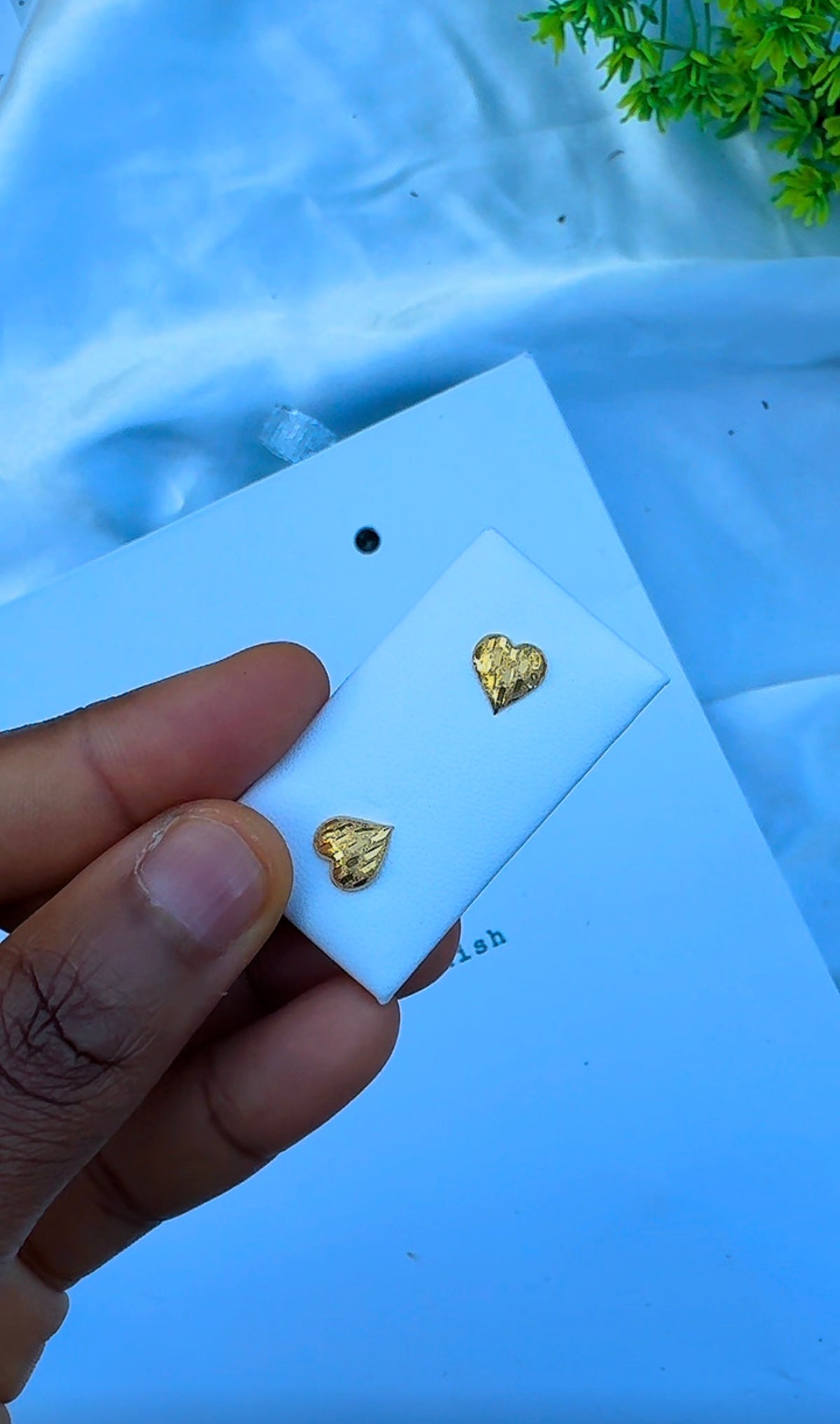18 Karat Solid Gold Screw Stud Earrings