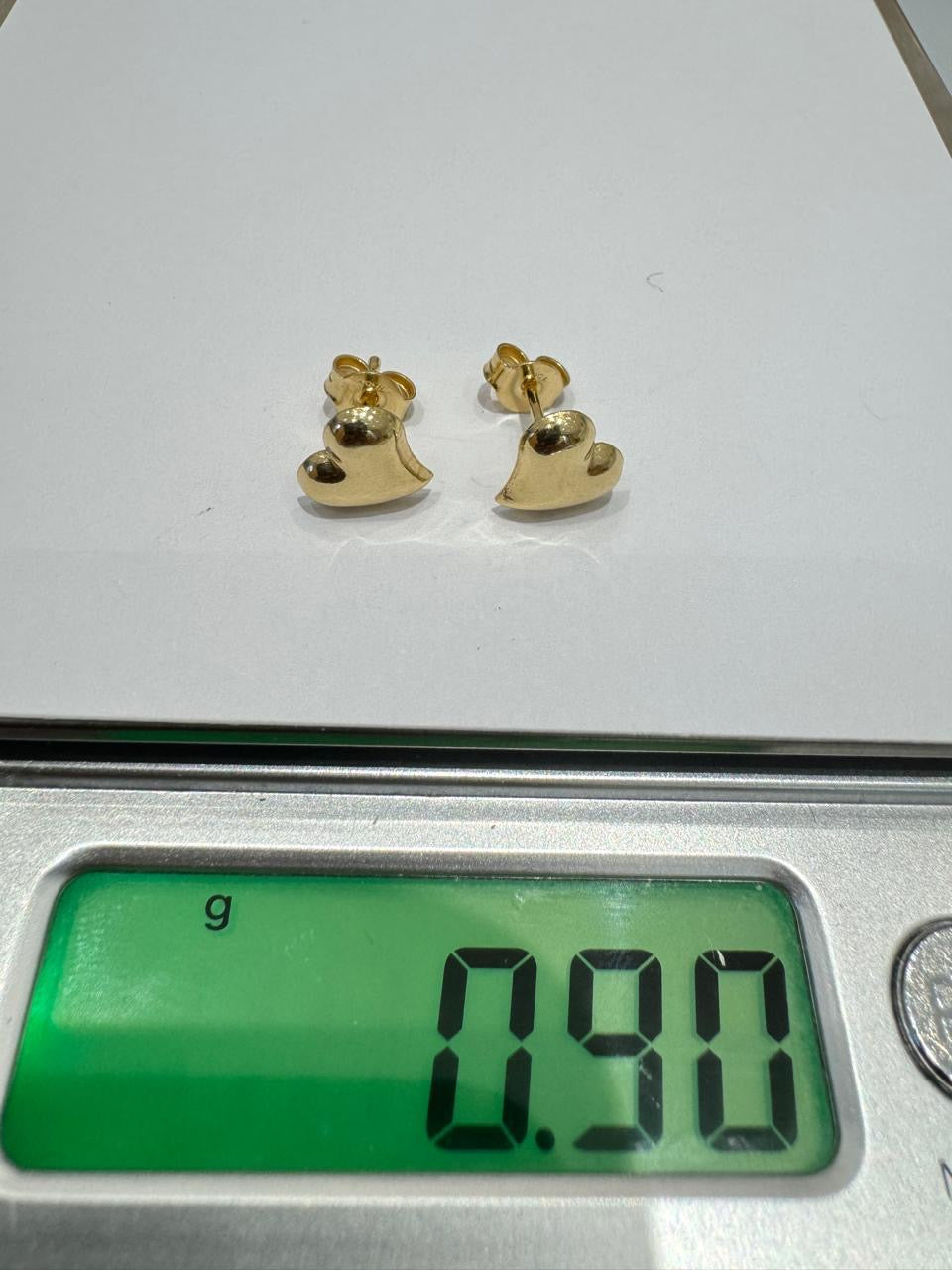 DegaJ 18 Karat Pure Gold Stud Earrings