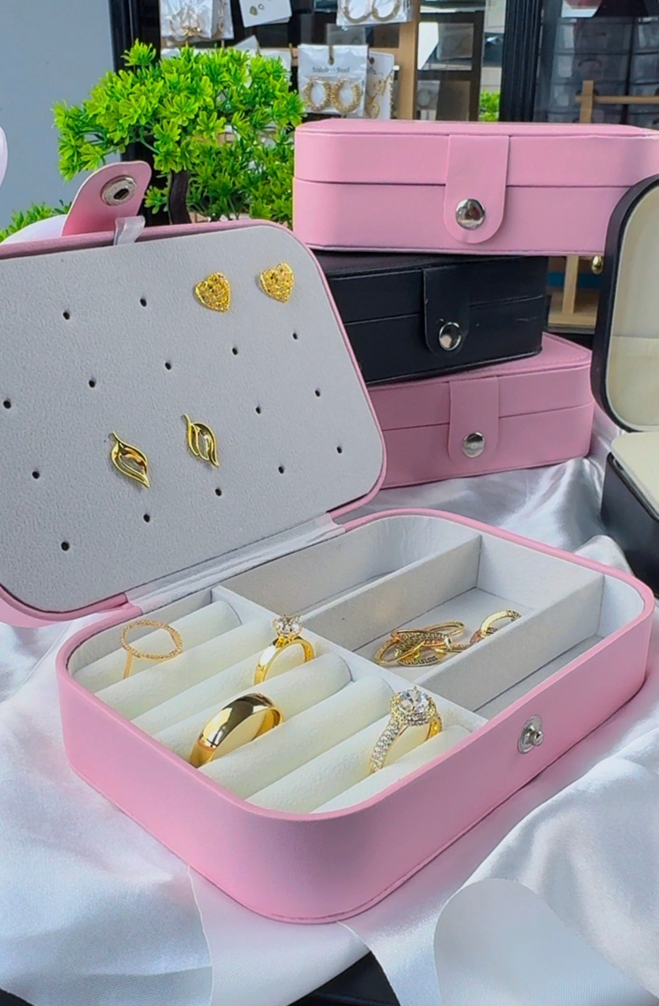 DuriBox Midi PU Leather Jewellery Box Organizer | Jewellery Travel Box