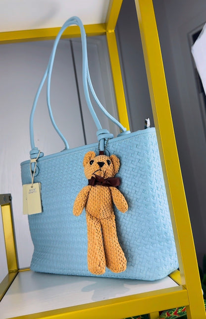 Blue Woven Shoulder Bag {BIG} | LARYZ Everyday 003 | Big