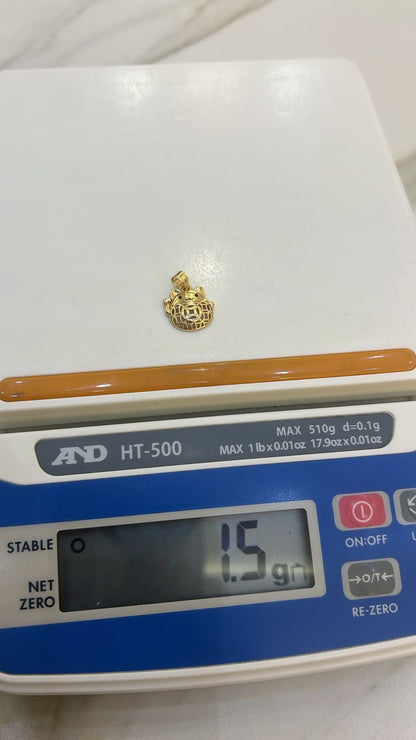 Diixam 18K Real Gold (Beetle) Pendant