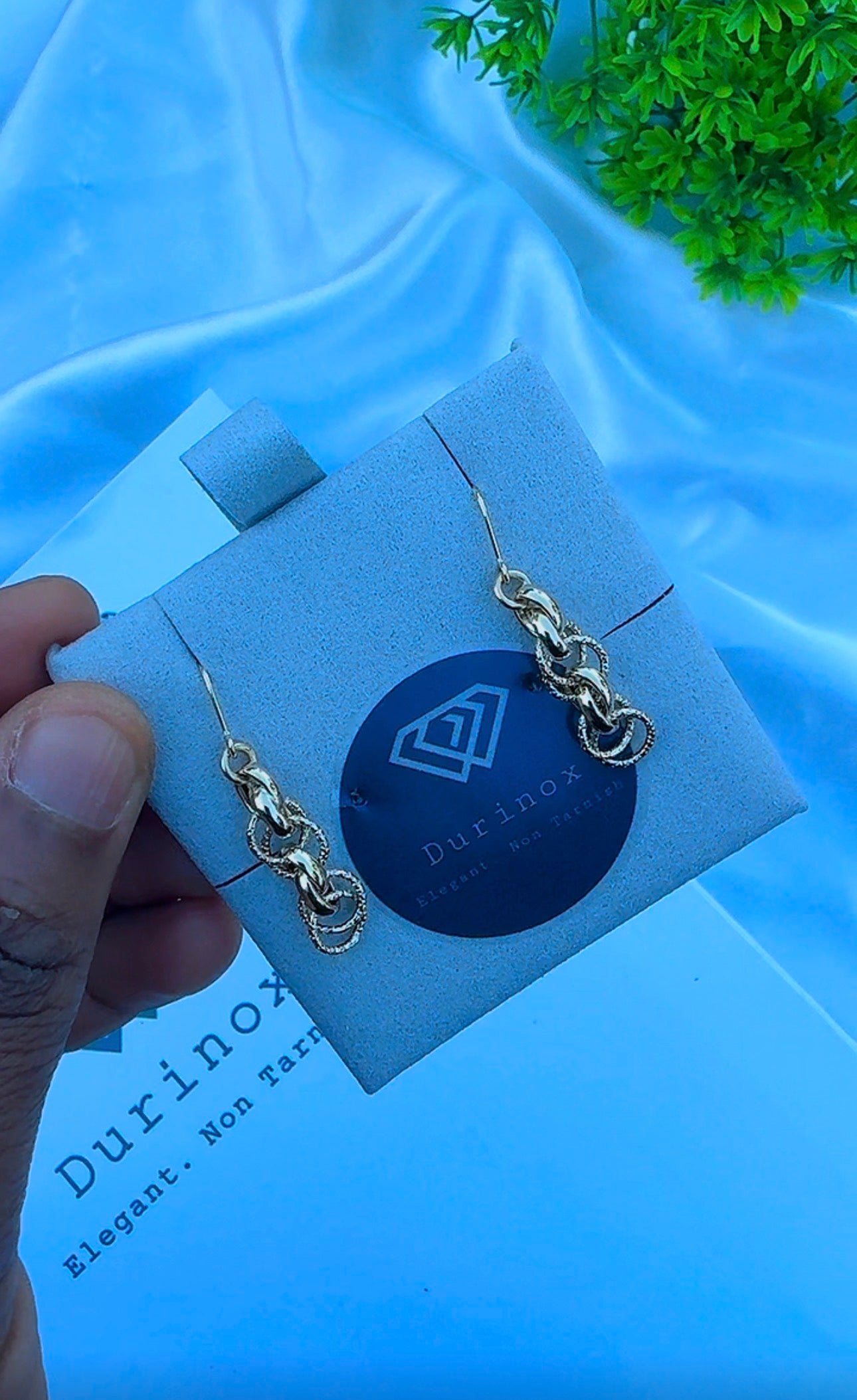 18 Karat Solid Gold Drop Earrings | Multitone & Yellow Gold