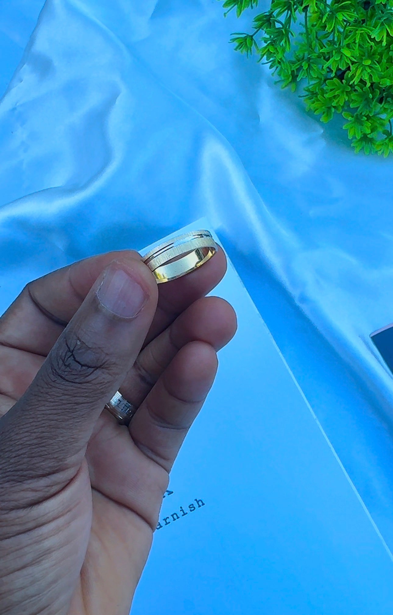 18 Karat Real Gold Rings | Unisex Wedding Band
