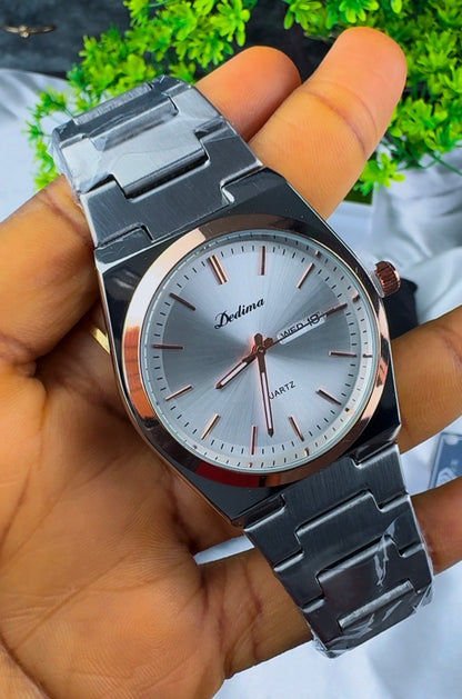 Didam Luxury Sport Men’s Quartz Watch Stainless Steel Bracelet Waterproof Luminous Date Feature 40mm Dial Diameter 18mm Fashion | Hypoallergenic | Non-Tarnish