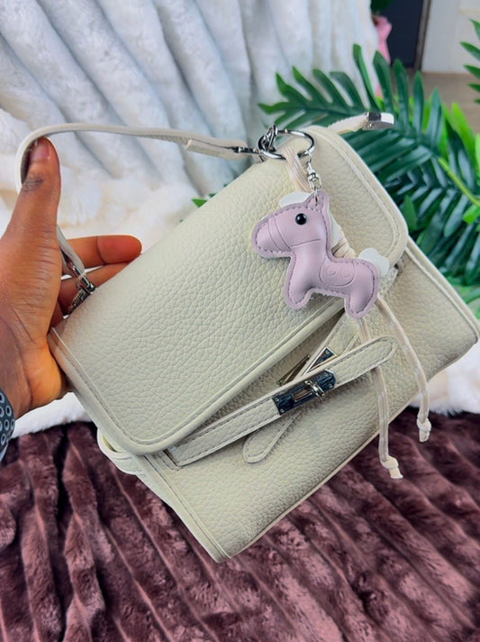 Biege Structured Women's Handbag | LARYZ Everyday 001