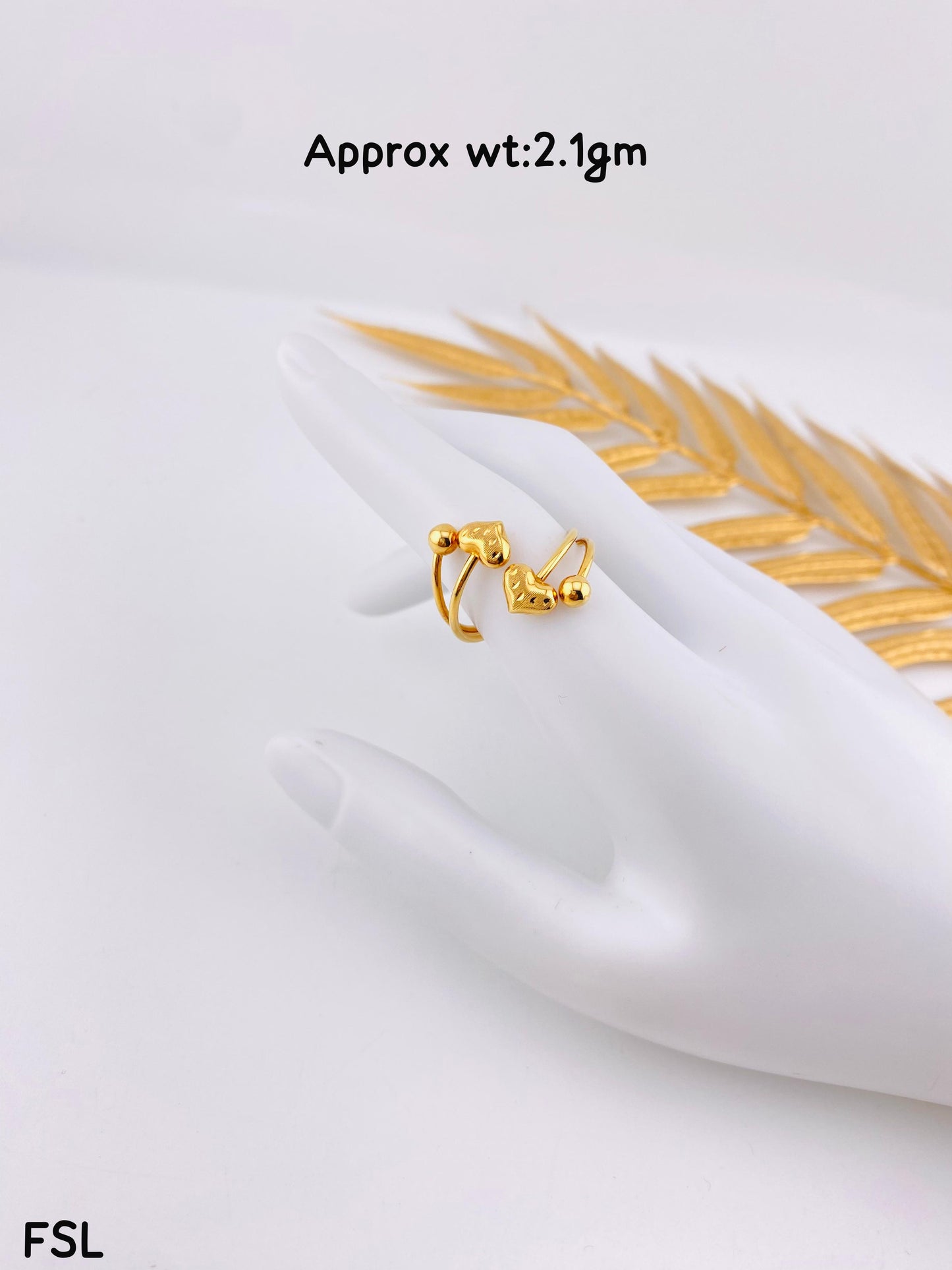 Defap 18 Karat Pure Gold Rings