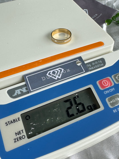 Dexam 18 Karat Pure Gold Rings | Men Wedding Band
