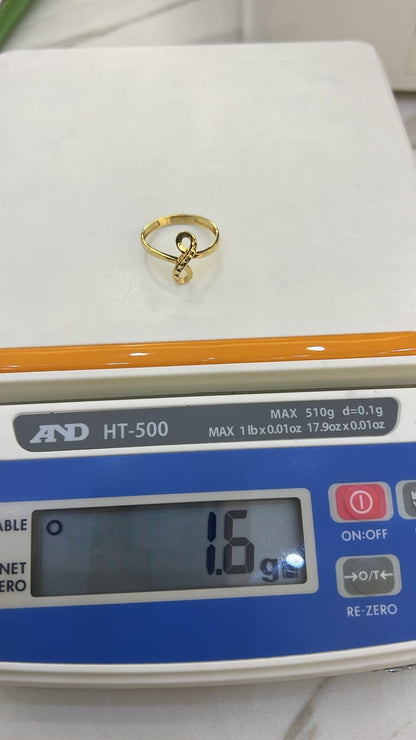 Defap 18 Karat Pure Gold Rings