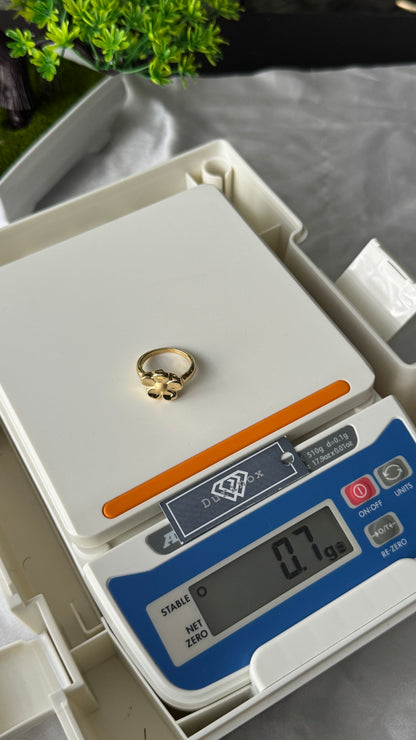 18K Solid Gold Chunky Fashion Rings For Women- Lightweight 1g or Less (Extra Extra)