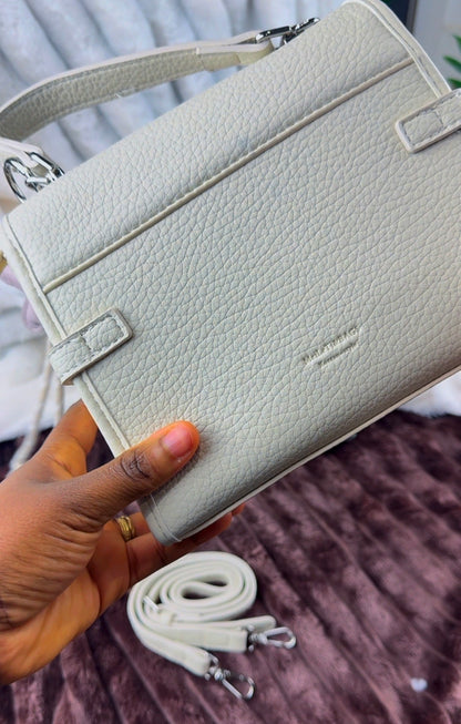 Biege Structured Women's Handbag | LARYZ Everyday 001