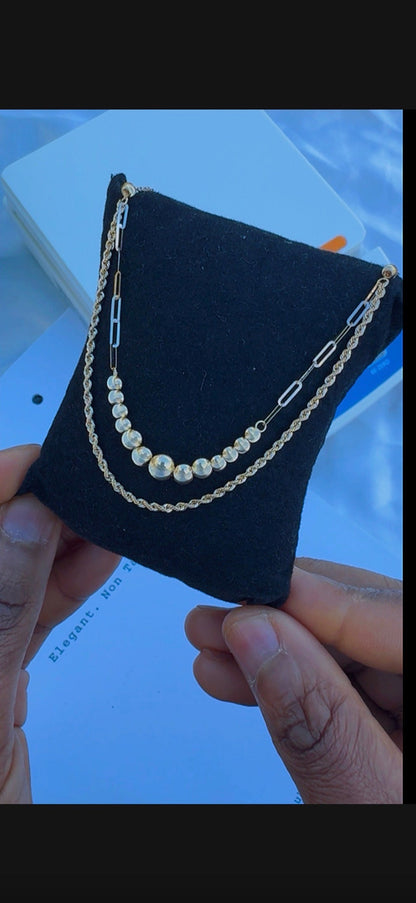 Degac 18 Karat Pure Gold Instant Chain (16+1) Inches