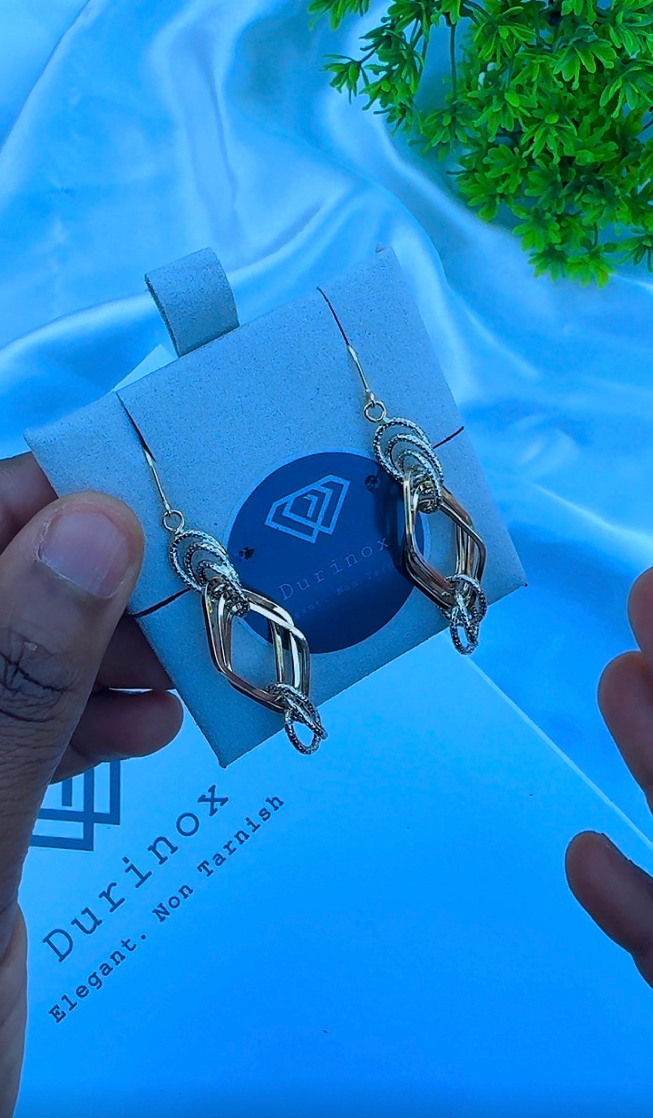 18 Karat Real Gold Drop Earrings | 2.4g