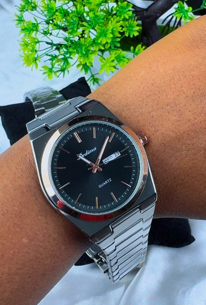 Didam Luxury Sport Men’s Quartz Watch Stainless Steel Bracelet Waterproof Luminous Date Feature 40mm Dial Diameter 18mm Fashion | Hypoallergenic | Non-Tarnish