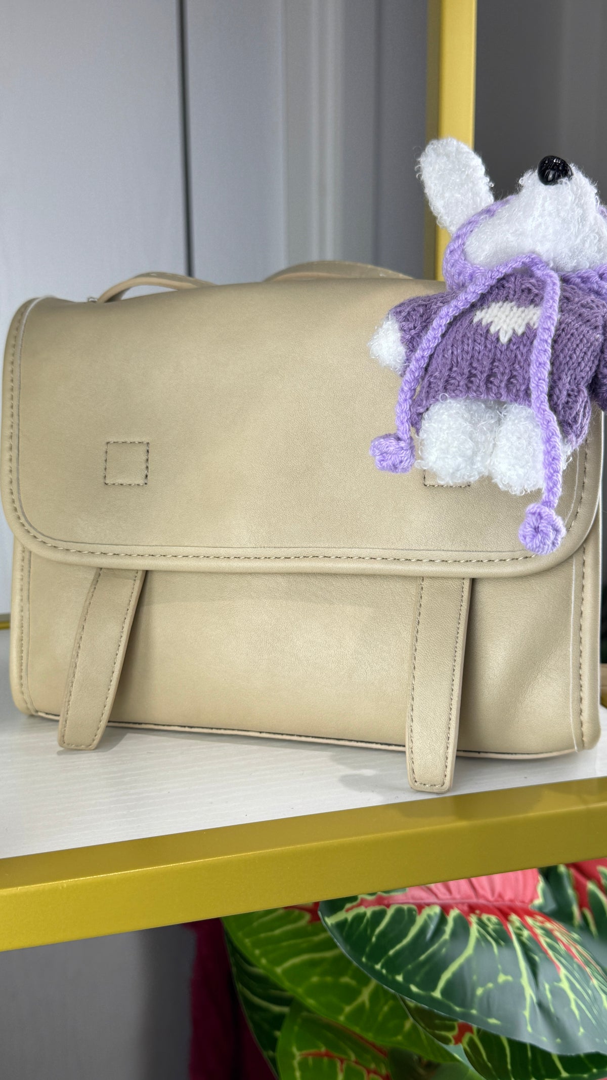 Biege Smooth Shoulder - Cross Body Bag | LARYZ Everyday - 018 | Medium