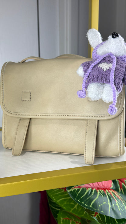 Biege Smooth Shoulder - Cross Body Bag | LARYZ Everyday - 018 | Medium