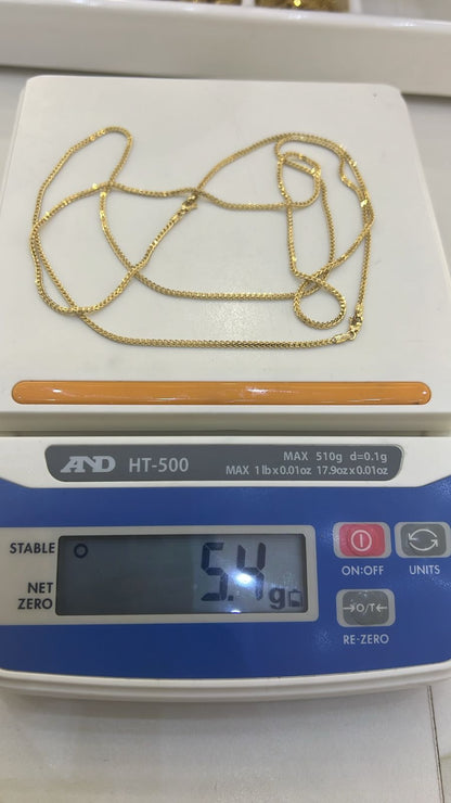 Degaarb 18ct Pure Gold Franco Chain