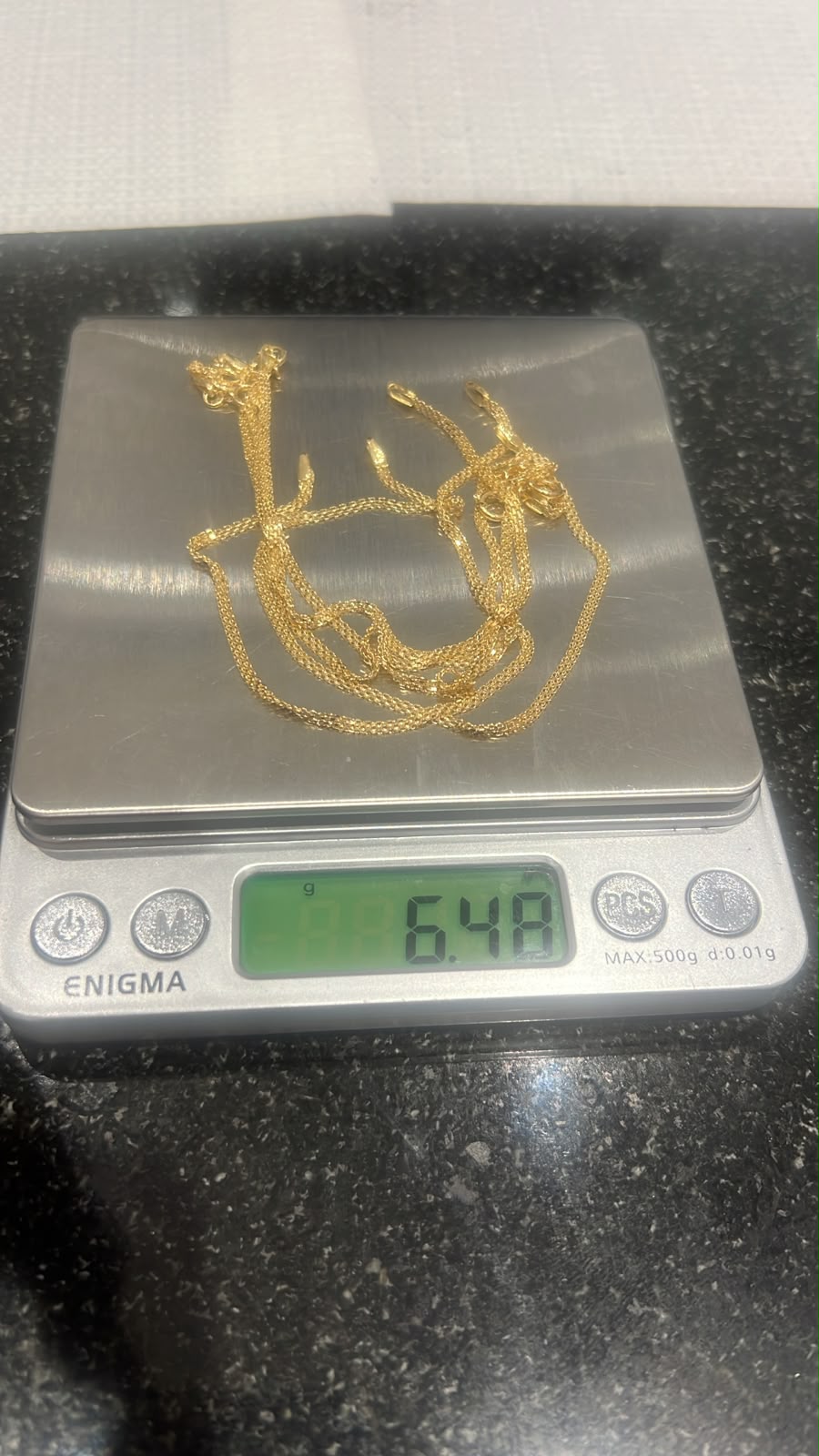 18ct Solid Gold Carpet Bracelets 7.5 Inches | 1.36g | Lightweight