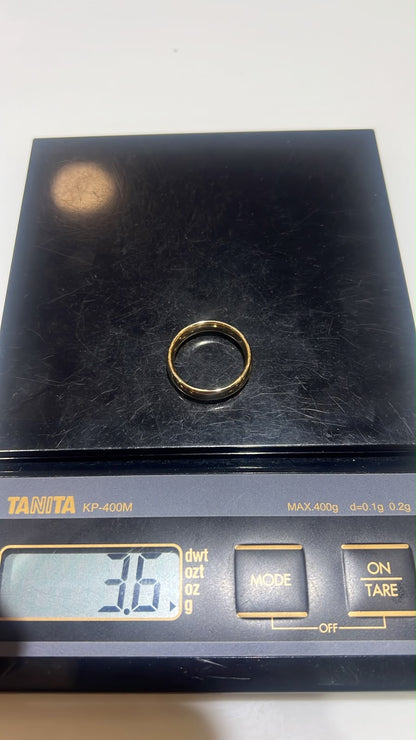18 Karat Solid Gold Classic Unisex Band | Shiny | 1.5mm & 3mm | 2.3-3.2g | US Sizes 8-11