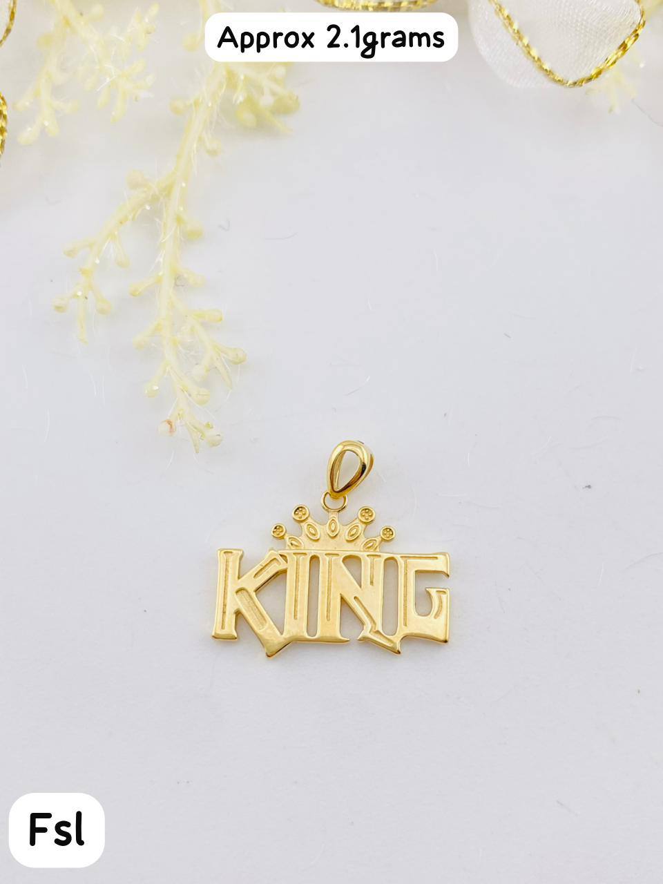Deglaak 18Karat Pure Gold Pendant