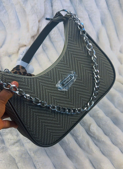 Olive Green Textured Fabric Bag | LARYZ Everyday - 022 | Medium