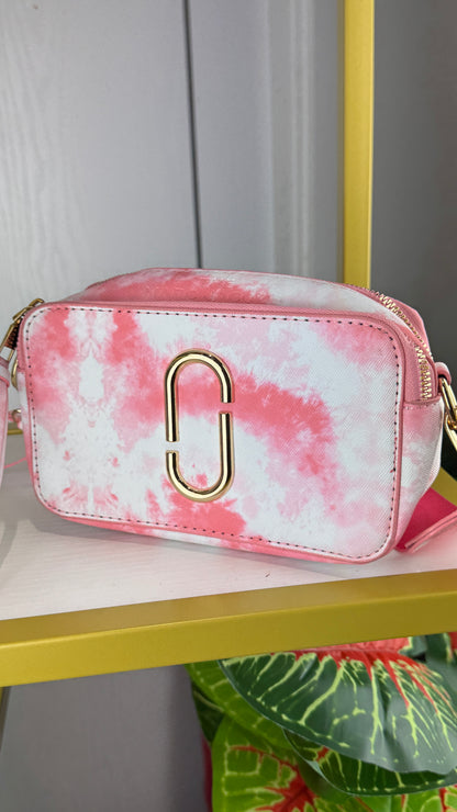 Pink White Patched Shoulder Bag | LARYZ Everyday - 020 | Small