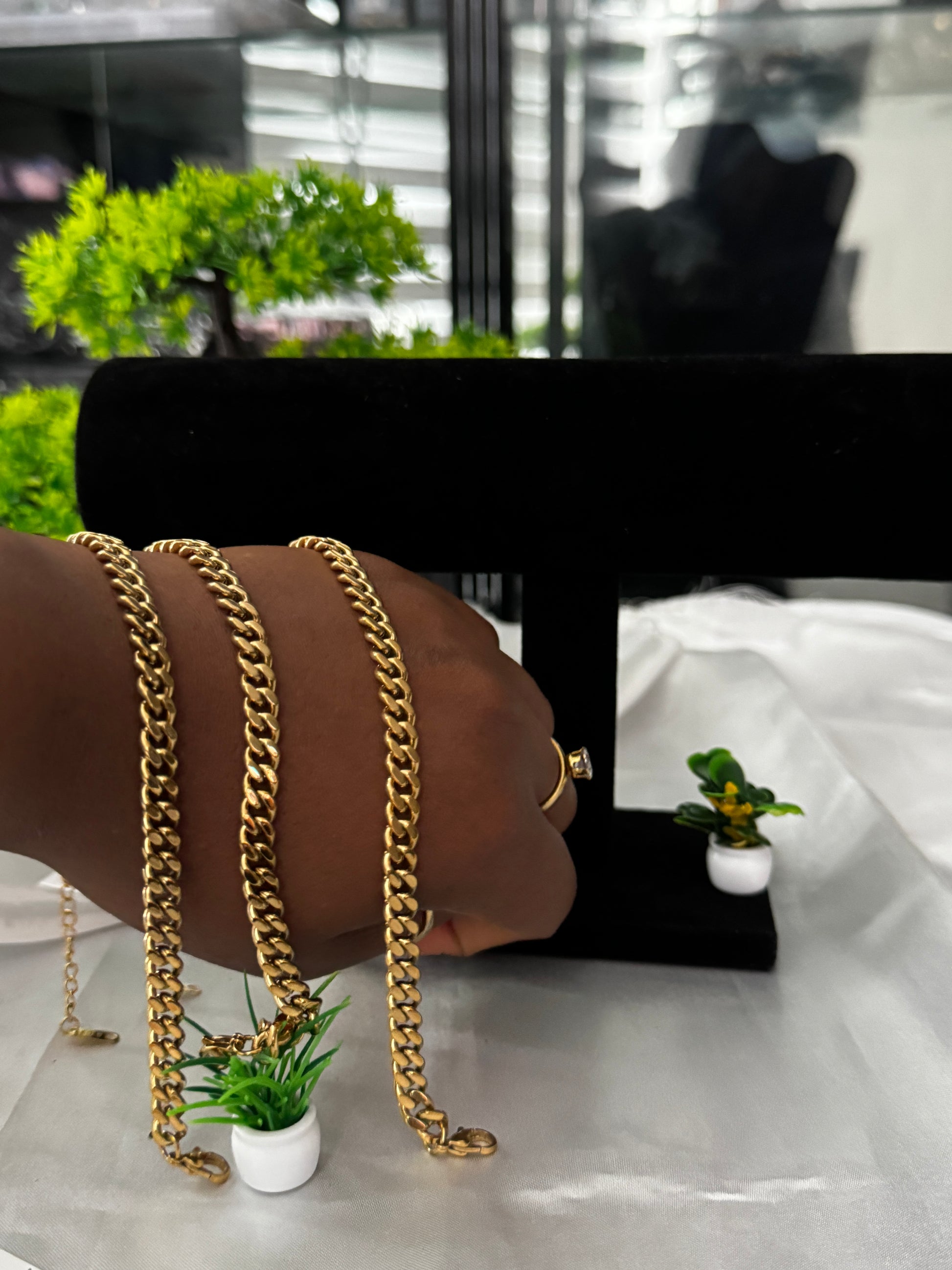 Buy Danch 18K Gold Plated Cuban Chain Anklets Non Tarnish Hypoallergenic