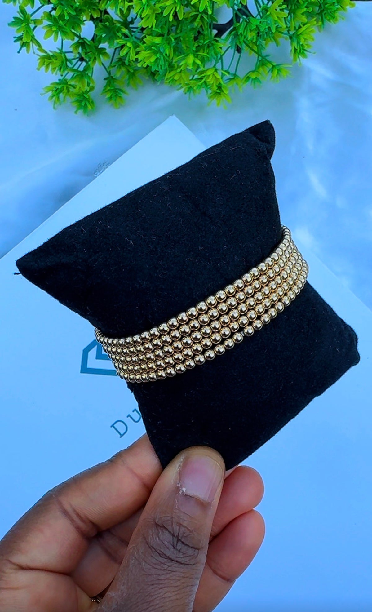 18K Solid Gold Stretchable Bangle (Shiny) | 0.9g & 1.3g | Small to Medium Wrists