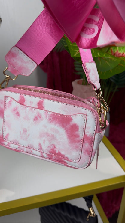 Pink White Patched Shoulder Bag | LARYZ Everyday - 020 | Small