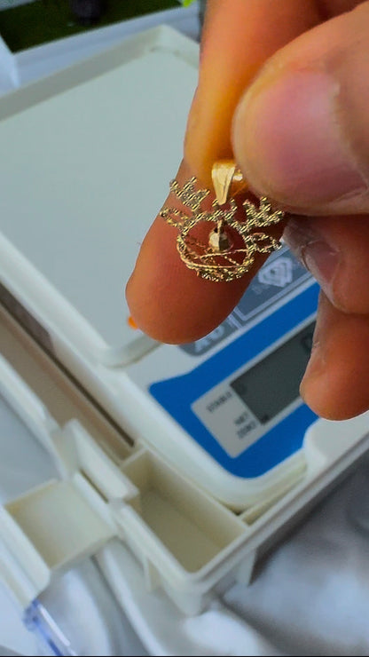 Degaak 18Karat Pure Gold Minimalist Pendant