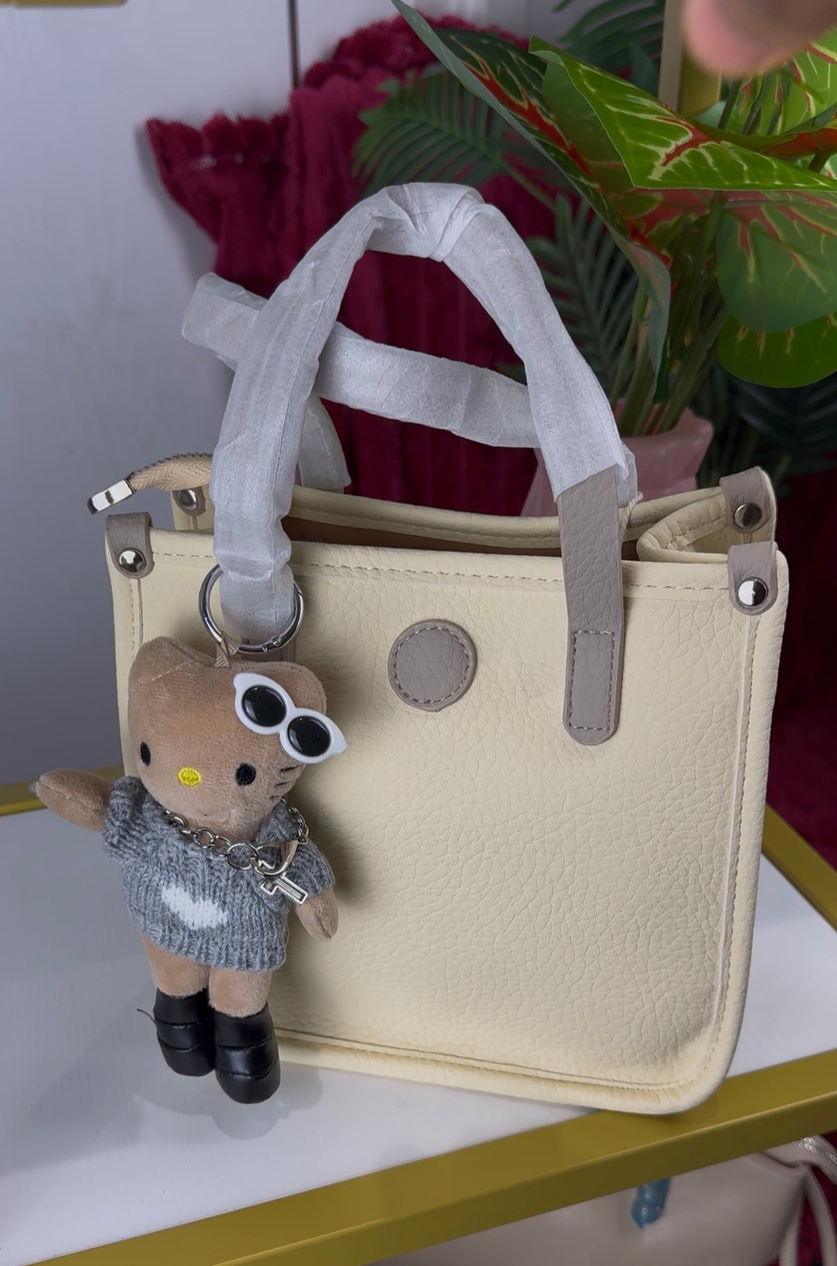 Grey-Accents Women's Handbag | LARYZ Everyday - 024 | Small-Medium