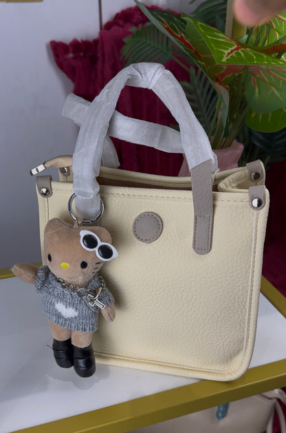 Grey-Accents Women's Handbag | LARYZ Everyday - 024 | Small-Medium
