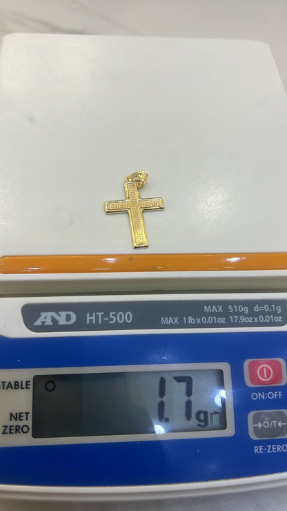 18Karat Solid Gold Cross Pendants | 1.7g