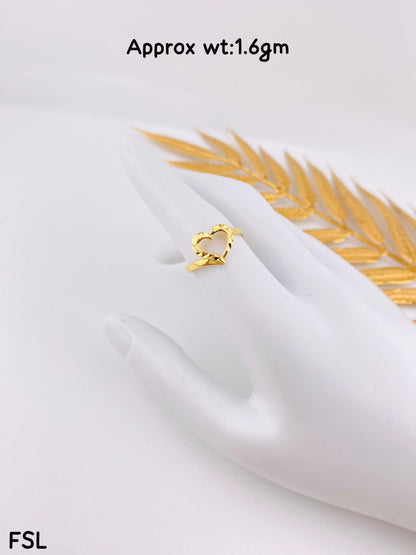 Defap 18 Karat Pure Gold Rings