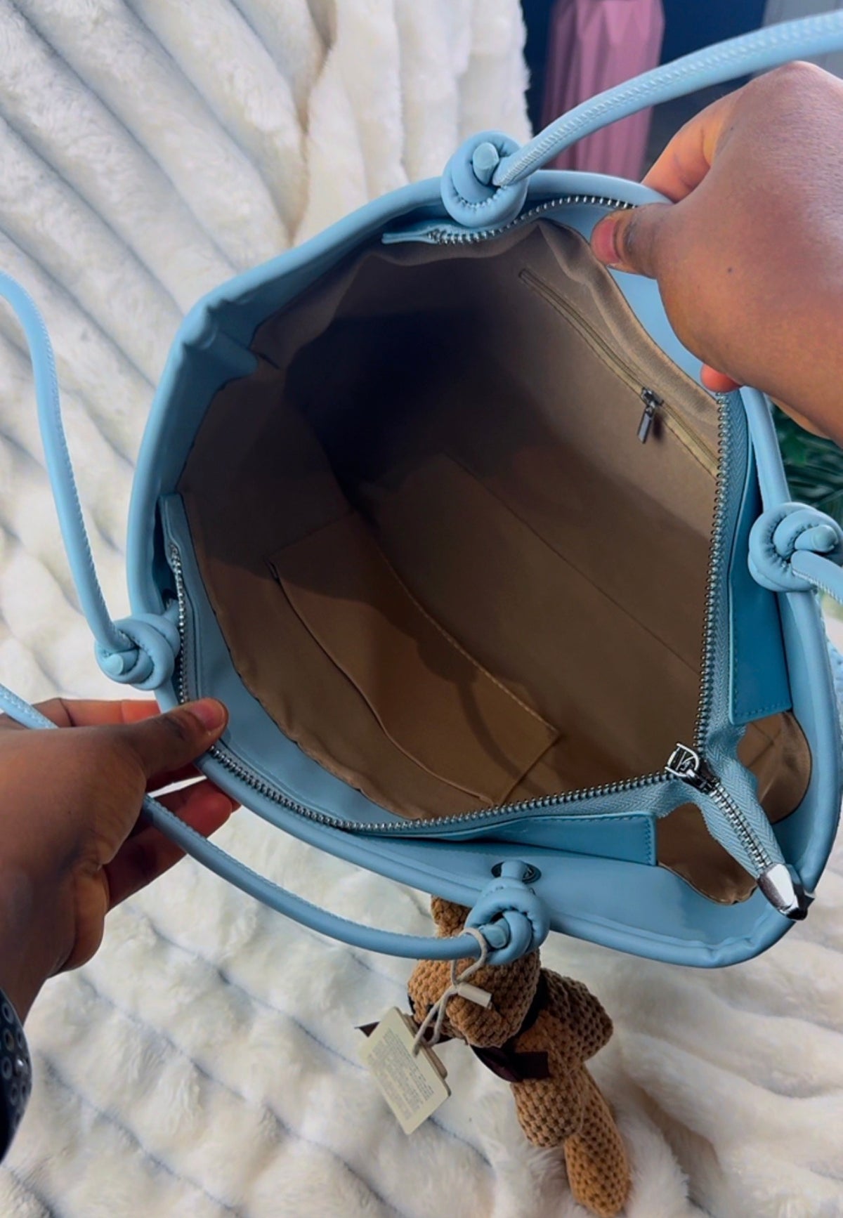 Blue Woven Shoulder Bag {BIG} | LARYZ Everyday 003 | Big
