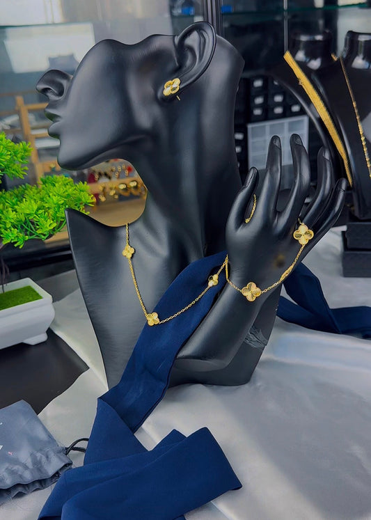 Diigaff 18K Solid Gold Instant Chain Necklace