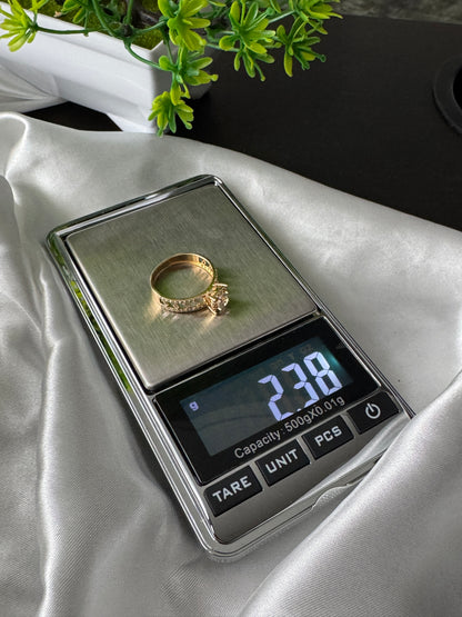 18 Karat Solid Gold Engagement Rings For Women | Sizes 7&7.5 | 2.5g