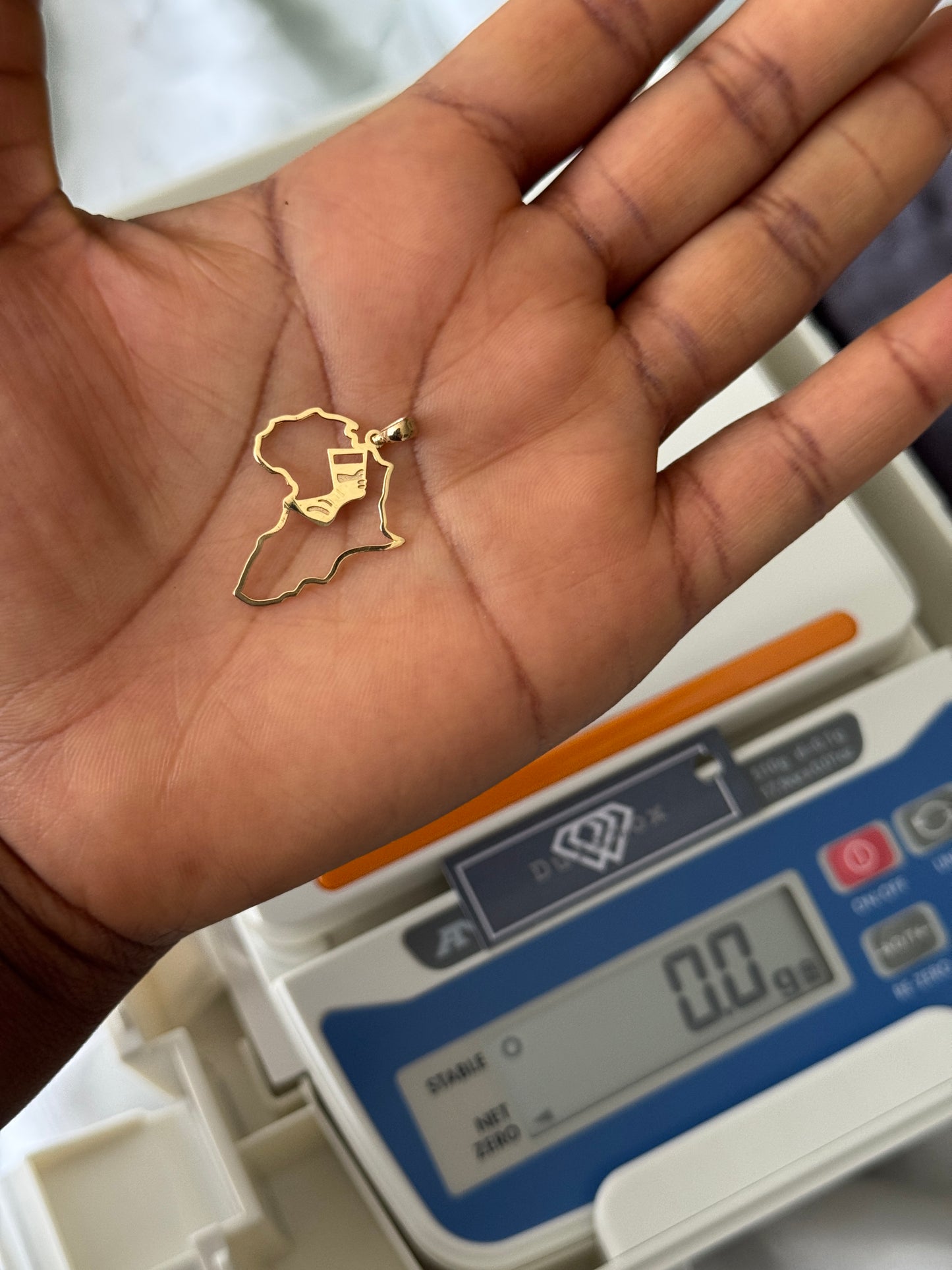 Deglaff 18 Karat Real Gold Chain Pendant