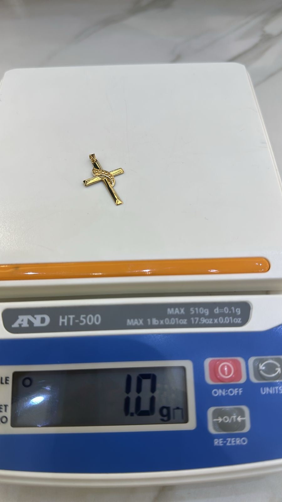 Deglac 18Karat Solid Gold Cross Pendants